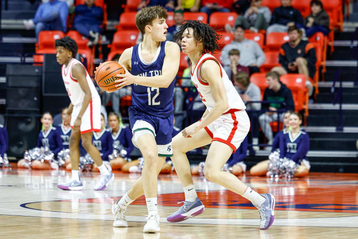 Homewood-Flossmoor New Trier Illinois boys basketball March 8 2024 Nate Latsch 26677